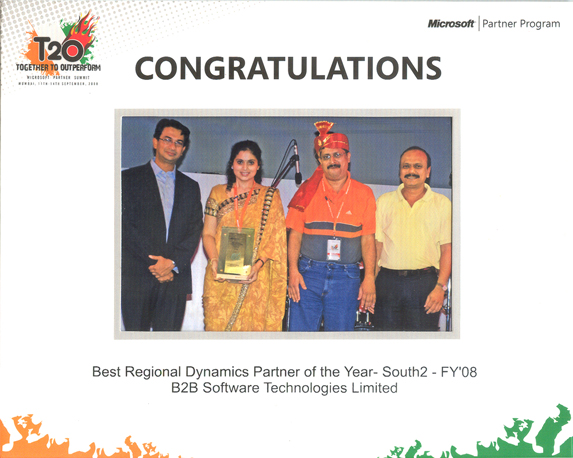 Best Regional Partner 2008