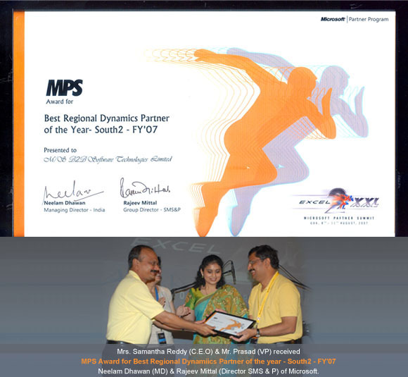 Best Regional Partner 2007